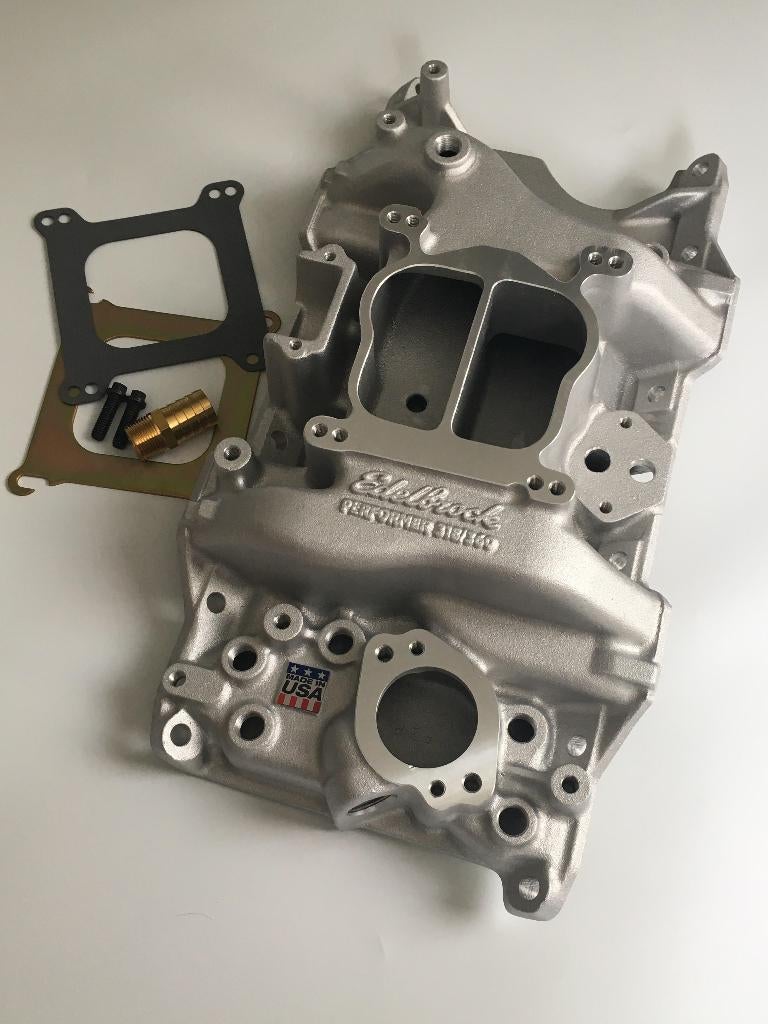 Te koop Inlaatspruitstuk Edelbrock 4bbl performer Dodge w200, Ophalen of Verzenden