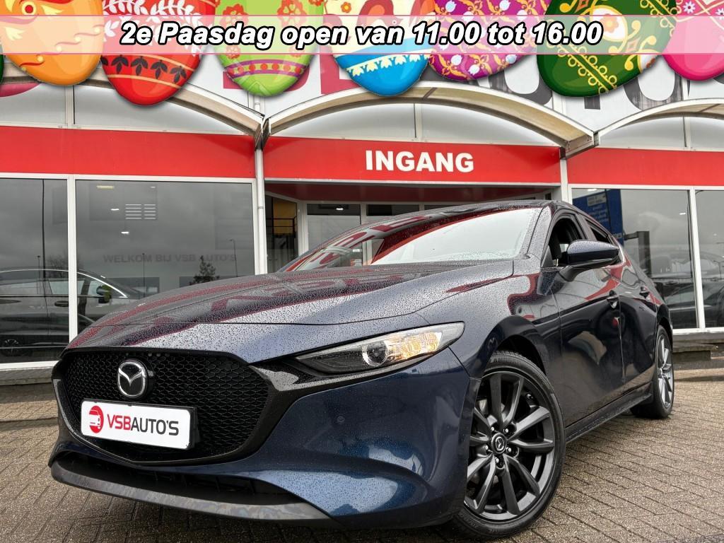 Mazda 3 2.0 HYBRID 180PK BOSE LED NAVI CAMERA CARPLAY TREKHA, 1998 cc, Gebruikt, 4 cilinders, Met garantie (alle)