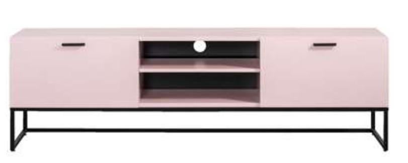 tv meubel, zacht roze, Ophalen, 150 tot 200 cm, Zo goed als nieuw, Minder dan 100 cm