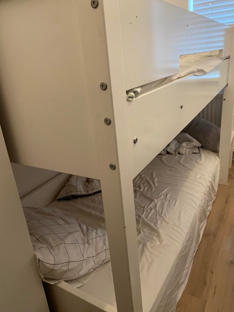 Bopita stapelbed wit te koop wegens verhuizing, Kinderen en Baby's, Kinderkamer | Stapelbedden en Hoogslapers, Ophalen of Verzenden