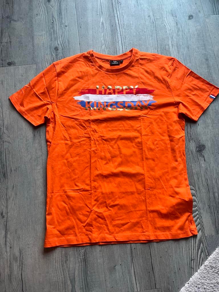 Koningsdag T-shirt Maat L, Ophalen of Verzenden, Nieuw, Maat 52/54 (L), Oranje