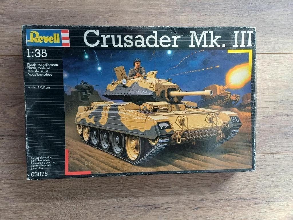 NIEUW!! REVELL CRUSADER Mk.III, Ophalen, Tank, Zo goed als nieuw, 1:32 tot 1:50