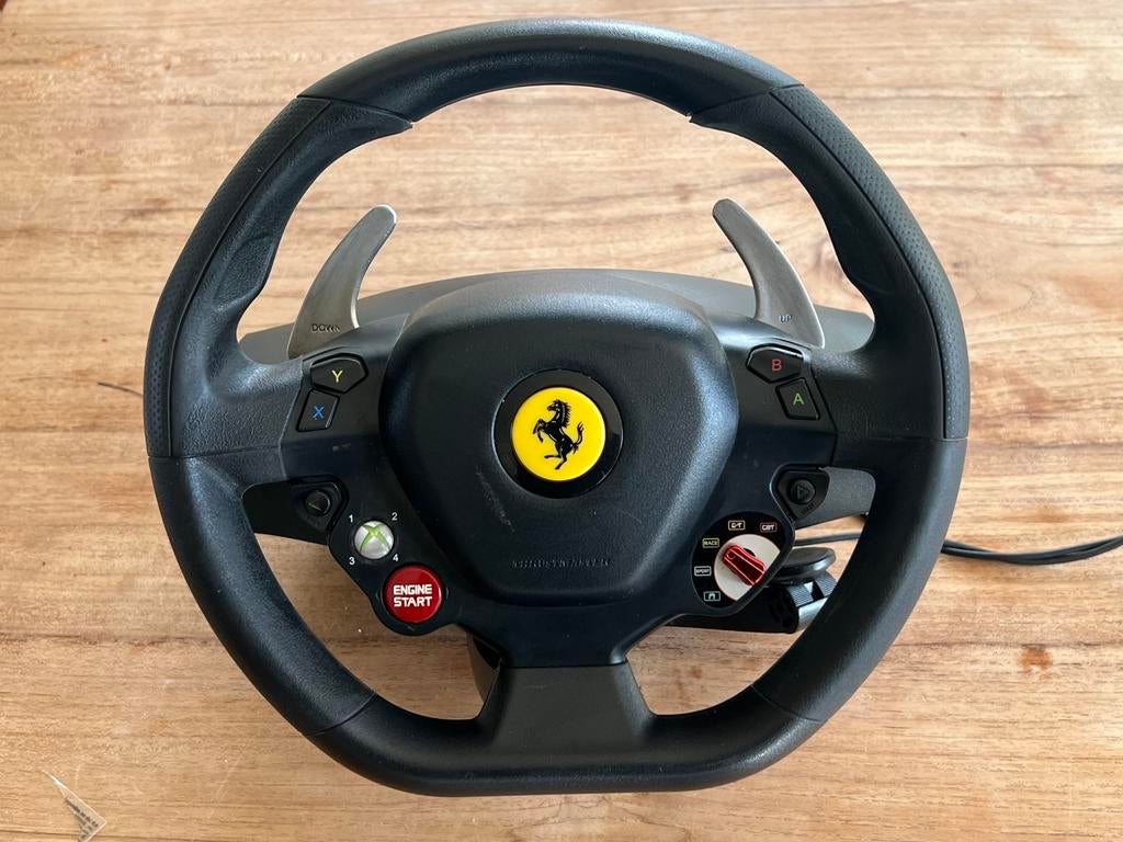 Thrustmaster Ferrari 458 Racing Wheel + Pedalen Xbox 360/PC, Ophalen, Gebruikt, Stuur of Pedalen
