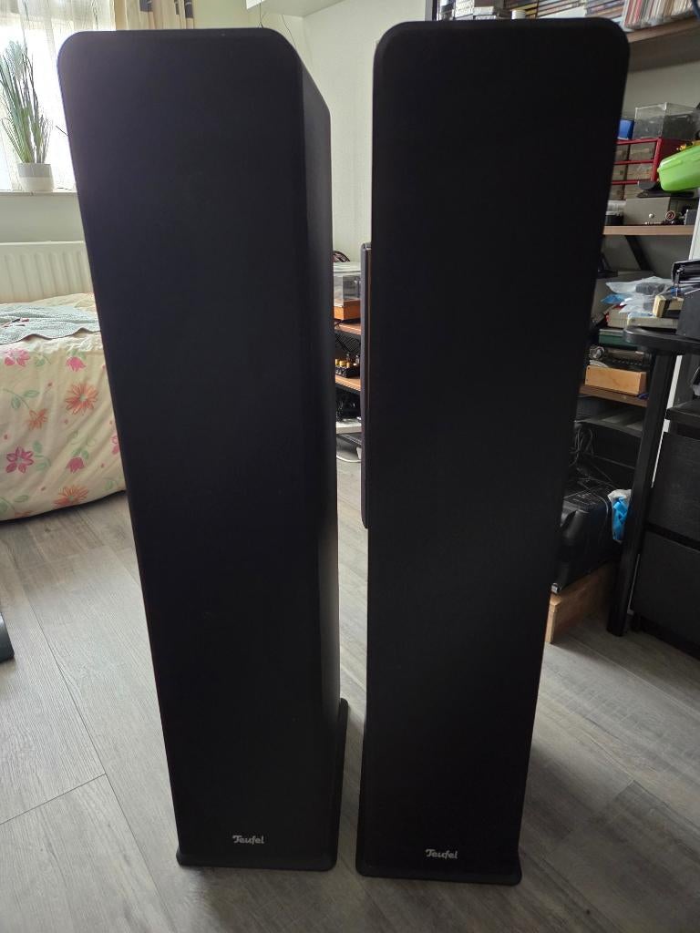 Teufel UL 40 MK3 18 Floorstandingspeakers Zgan, Zo goed als nieuw, 120 watt of meer, Front, Rear of Stereo speakers, Ophalen