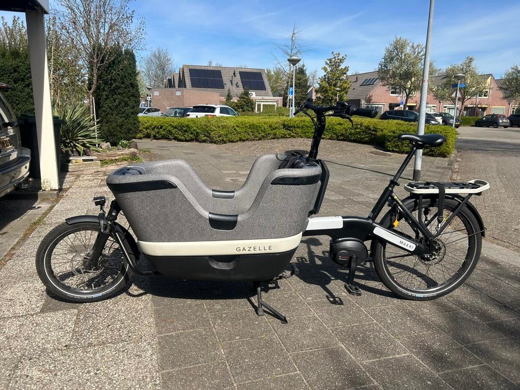 Gazelle Makki Load Connect €3750, Fietsen en Brommers, Fietsen | Bakfietsen, Gebruikt, Gazelle, 3 kinderen, Elektrisch, Ophalen