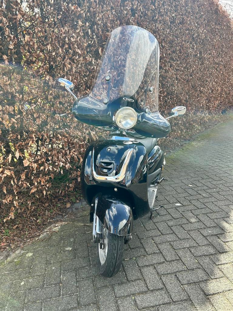 AGM Retro Scooter 50cc – Retro looks, nauwelijks gereden, Gebruikt, Benzine, Ophalen, Overige merken