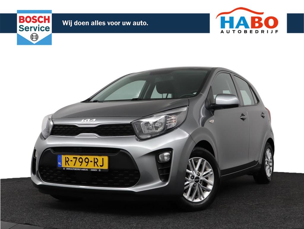 Kia Picanto 1.0 DPI DYNAMICLINE 4Z AUTOMAAT AC/CRUISE/APPLE., Auto's, Automaat, 877 kg, Stof, Gebruikt
