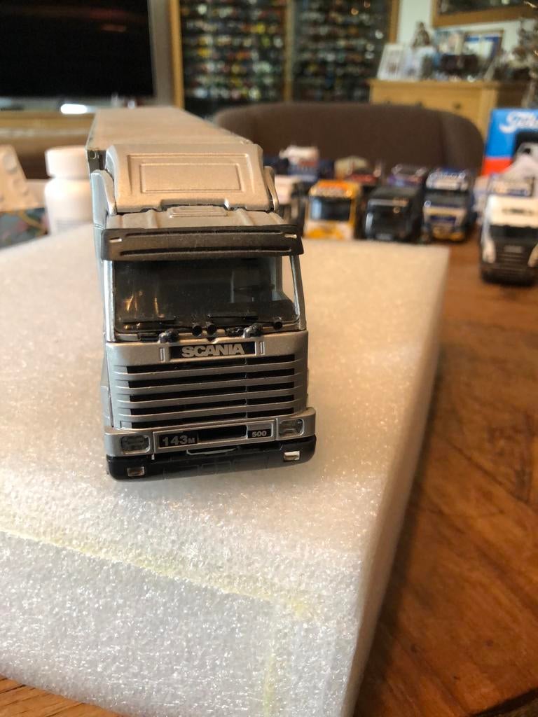 SCANIA 143 M 4x2  TREKKER / OPLEGGR TEKNO, Hobby en Vrije tijd, Ophalen of Verzenden, Nieuw, Bus of Vrachtwagen, Tekno