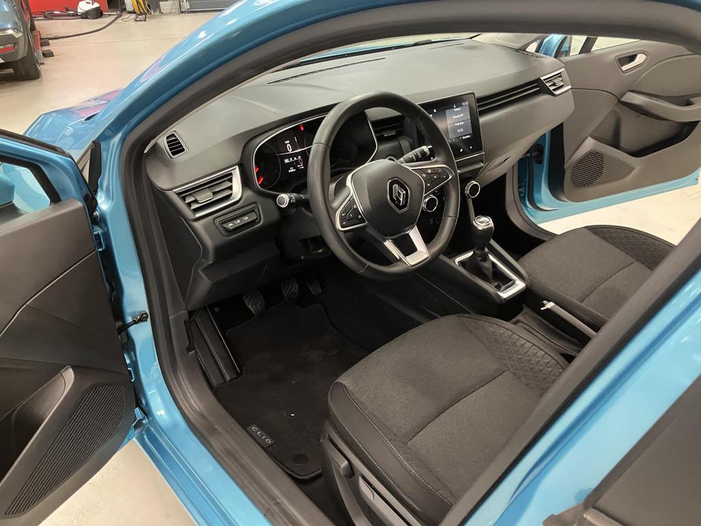 Renault Clio 1.0 TCe Zen / NL Auto / Climate Control / Keyle, Voorwielaandrijving, Stof, Gebruikt, Blauw