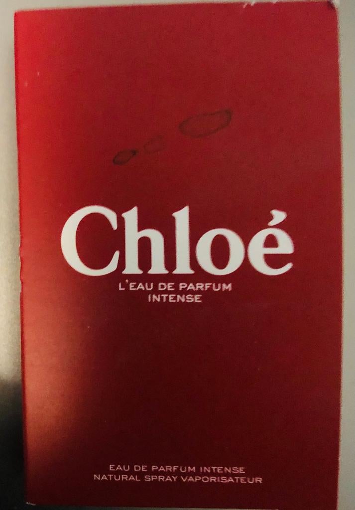 Chloé L'eau de parfum intense proefje, Ophalen of Verzenden, Nieuw