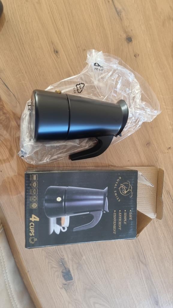 NIEUW Moka Pot 4 cups espresso koffie maker, Ophalen of Verzenden, Nieuw, Espresso apparaat