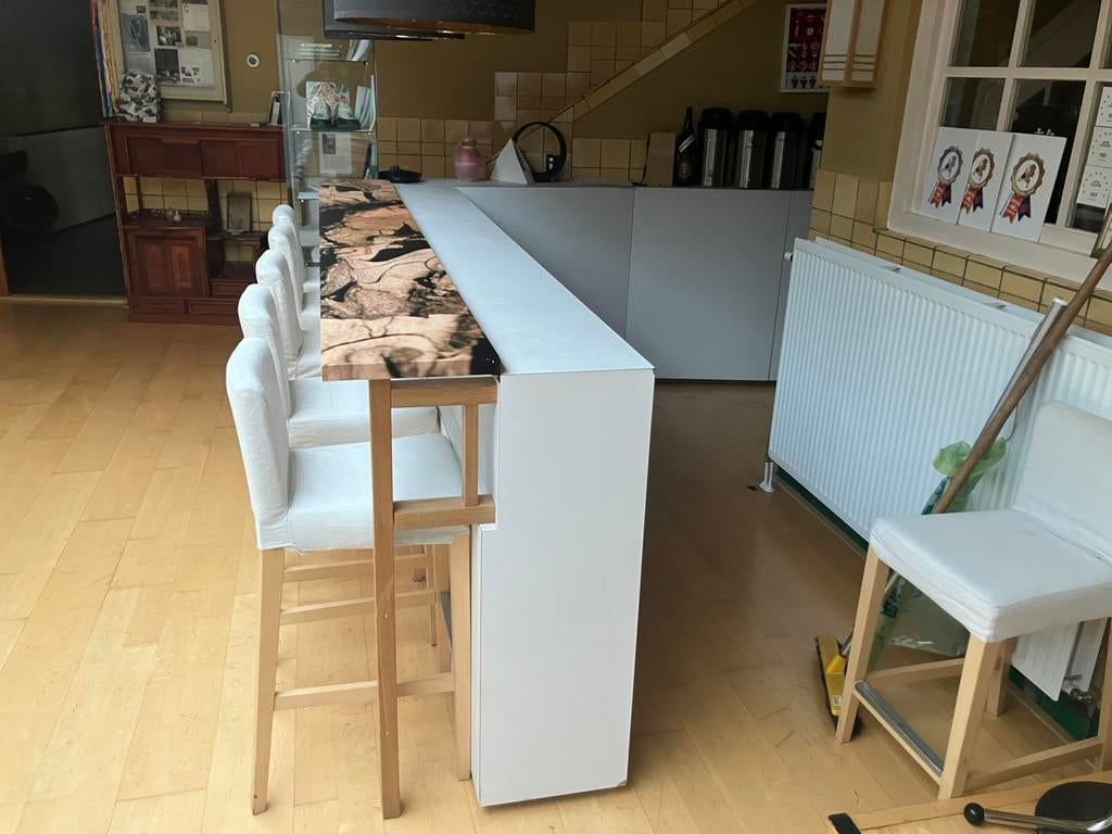 Verrijdbare/inklapbare design bar, Ophalen of Verzenden, Zo goed als nieuw