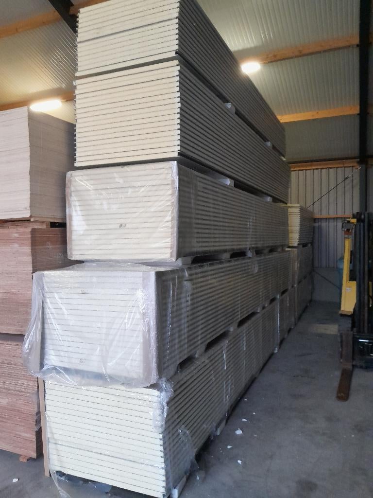 goedkoop bouwen met sandwichpanelen. antraciet en wit !, Overige materialen, Sandwichpaneel, 20 tot 50 mm, Ophalen of Verzenden