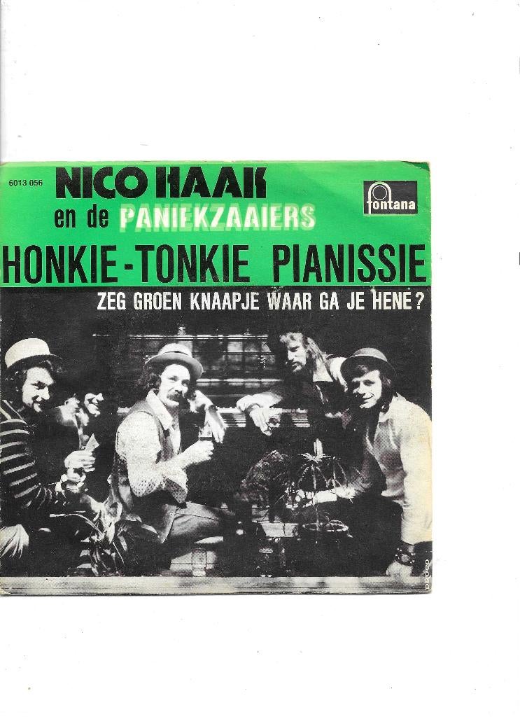 Single Nico Haak/De Paniekzaaiers - Honkie-tonkie pianissie, Ophalen of Verzenden, Gebruikt, Nederlandstalig