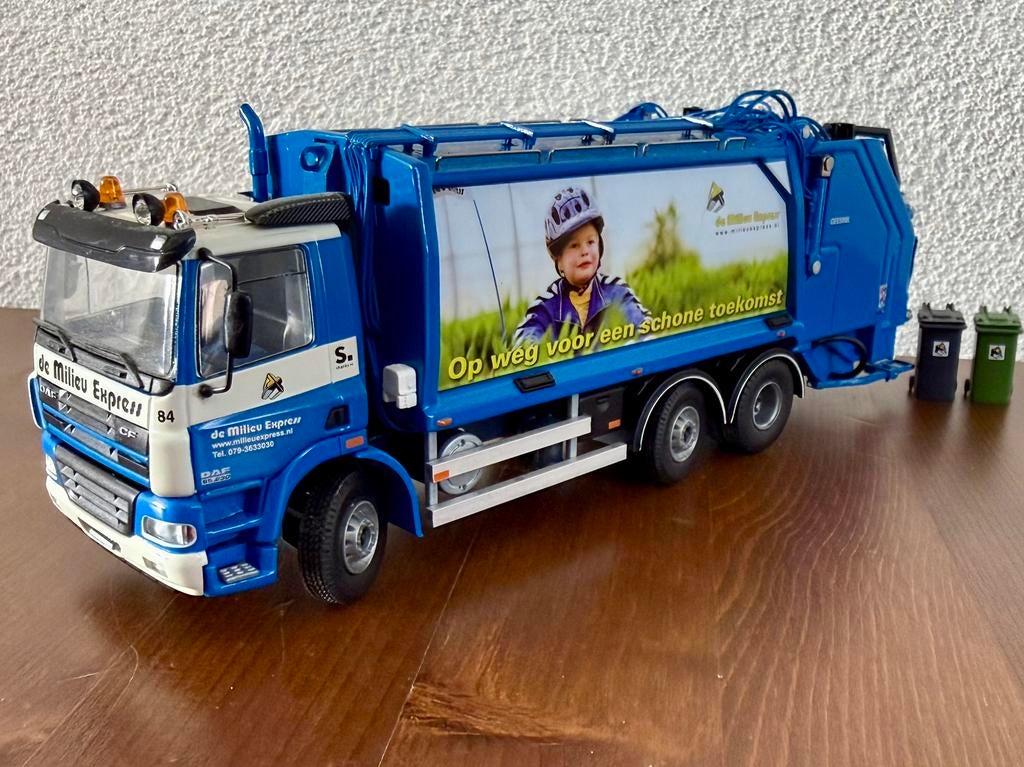 Tekno:Van Vliet, De Milieu Express,DAF CF Geesink +rolemmers, Hobby en Vrije tijd, Ophalen of Verzenden, Zo goed als nieuw, Bus of Vrachtwagen