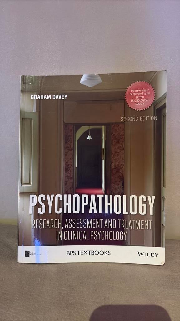 Psychopathology second edition, Ophalen of Verzenden, Zo goed als nieuw, Programmeertaal of Theorie