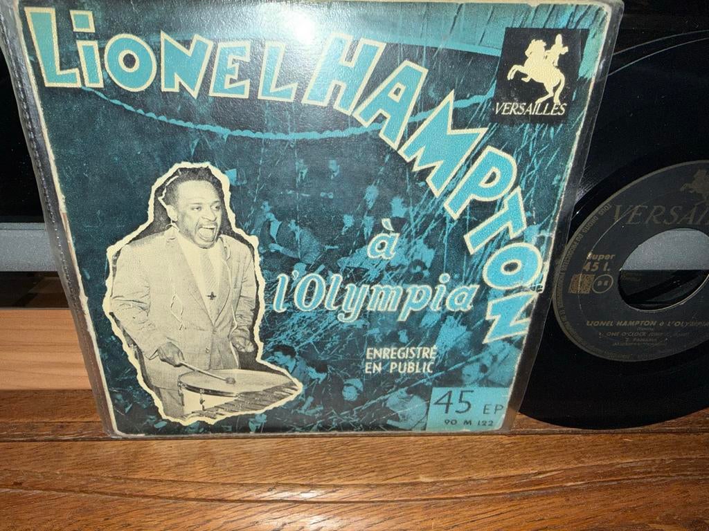 Lionel Hampton à l'Olympia 45 EP Vinyl, 7 inch, Ophalen of Verzenden, Zo goed als nieuw, Jazz en Blues