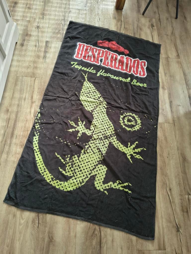 Prachtig, uniek Desperados strandlaken, handdoek strand., Verzamelen, Biermerken, Ophalen of Verzenden, Gebruikt, Overige typen