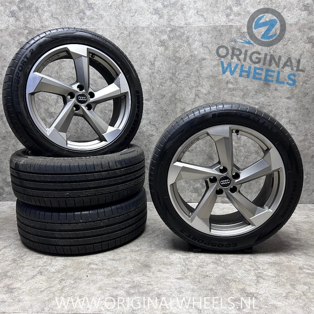 20 inch originele quatro rotor velgen + zomer banden Audi Q5, Auto-onderdelen, Banden en Velgen, Audi, Gebruikt, 255 mm, Banden en Velgen