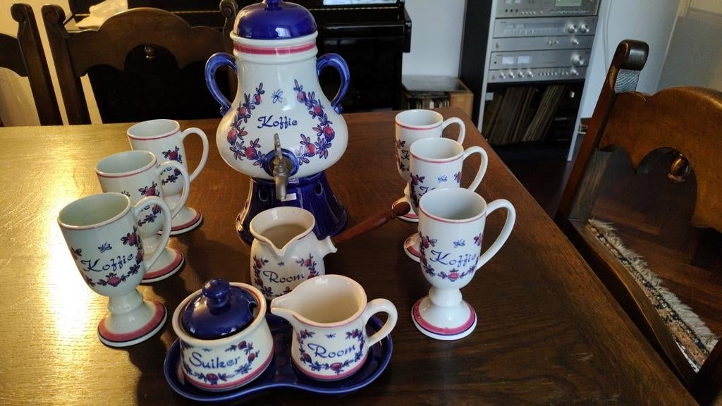 Koffieset Zenith Gouda, Ophalen