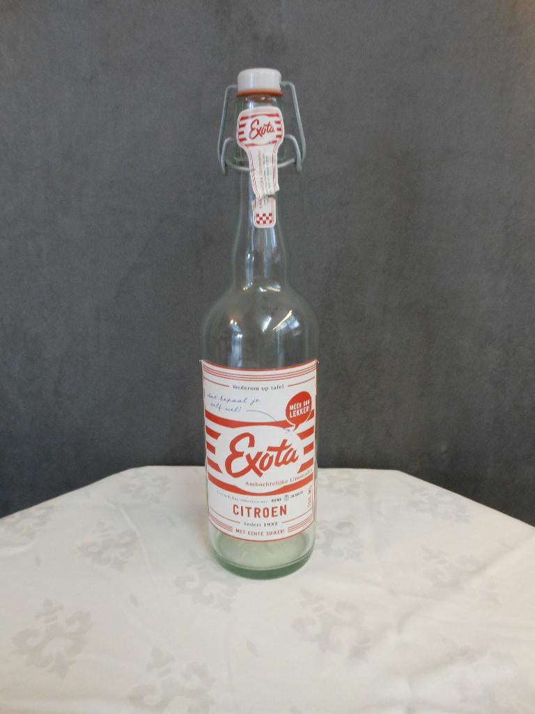 brocante Exota beugelfles, Ophalen of Verzenden