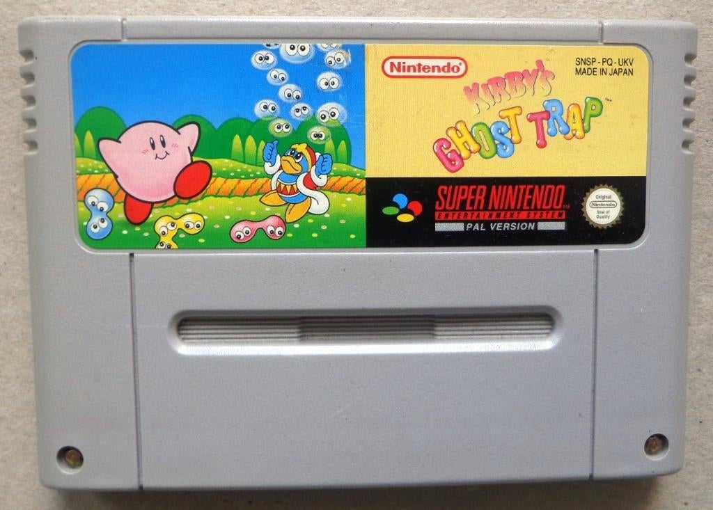 Kirby's Ghost Trap voor de Europese Super Nintendo, Avontuur en Actie, Gebruikt, 1 speler, Ophalen of Verzenden