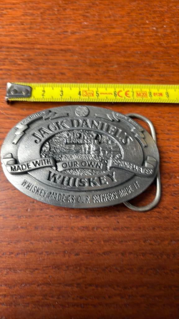 Buckle riemgesp jack Daniels 8x5 cm incl verzenden, Ophalen of Verzenden, Zo goed als nieuw, Overige kleuren, Minder dan 95 cm