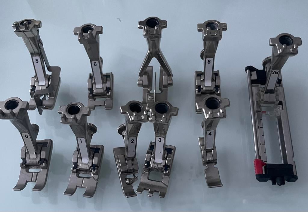 Bernina naaivoetjes, Ophalen of Verzenden, Zo goed als nieuw, Toebehoren, Bernina