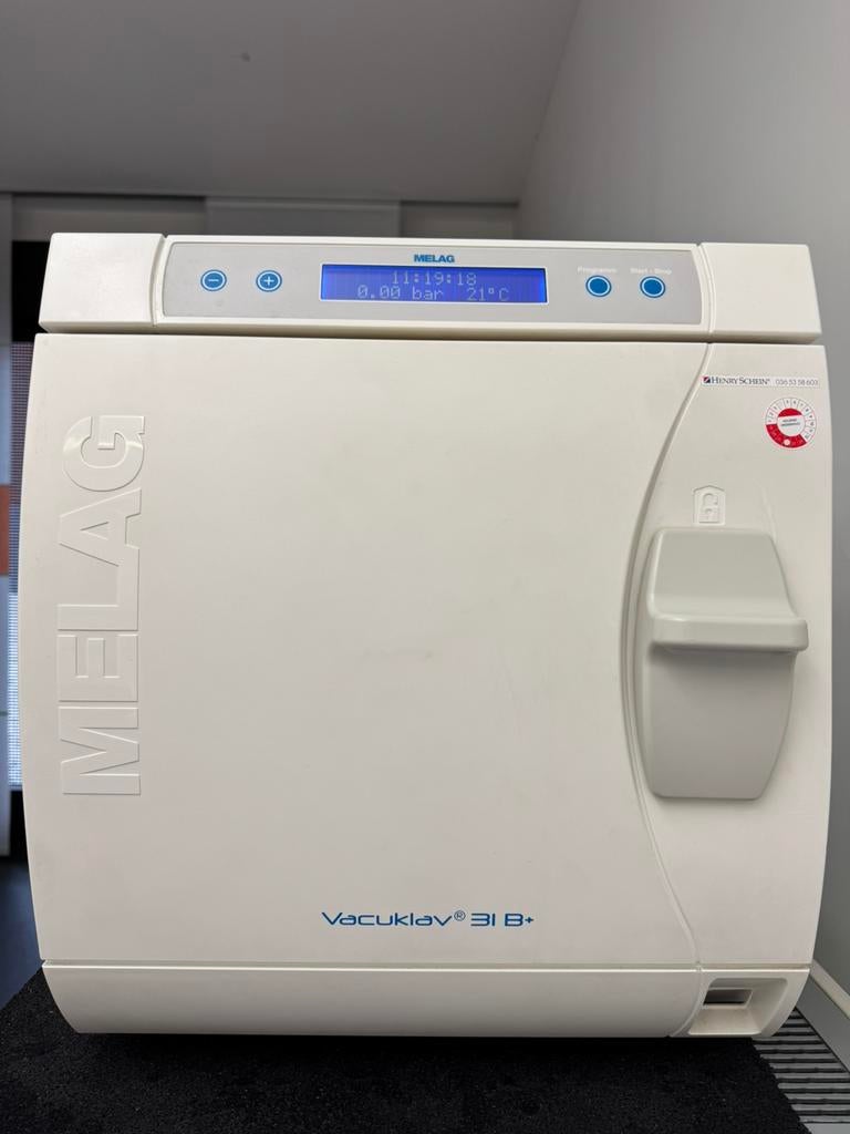 Melag autoclaaf 31B+, Ophalen