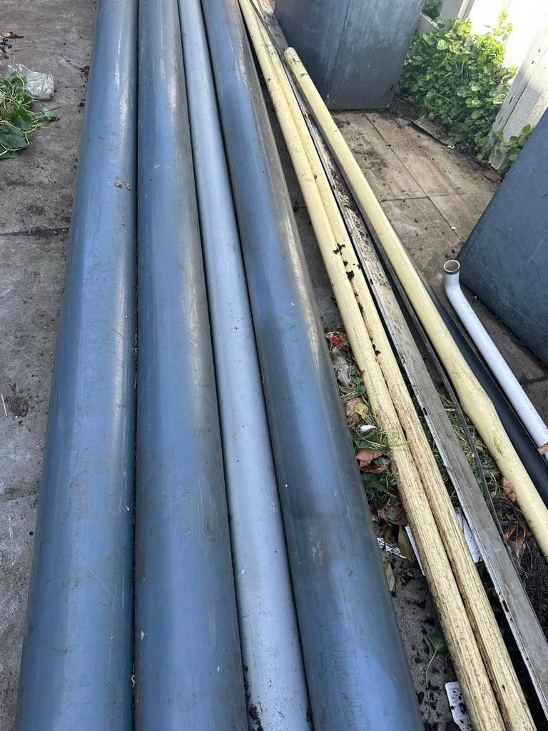Pvc buizen afvoer buizen, Ophalen, Pvc, Zo goed als nieuw, Minder dan 2 meter
