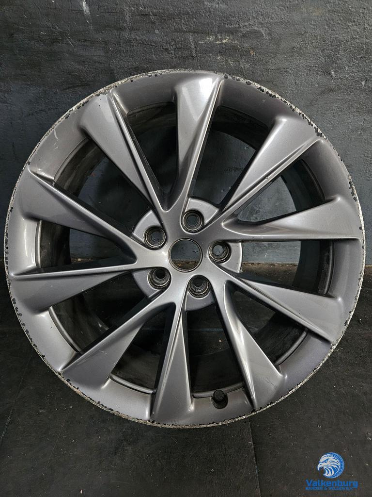 1 stuk originele Tesla Model S Twin Turbine 21 inch velg 5x1, Gebruikt, -, -, Ophalen of Verzenden