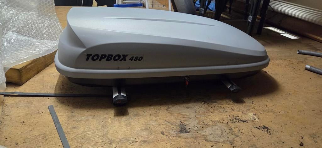 Dakkoffer TOPBOX 480 voor Volkswagen 7 station met rails, Ophalen
