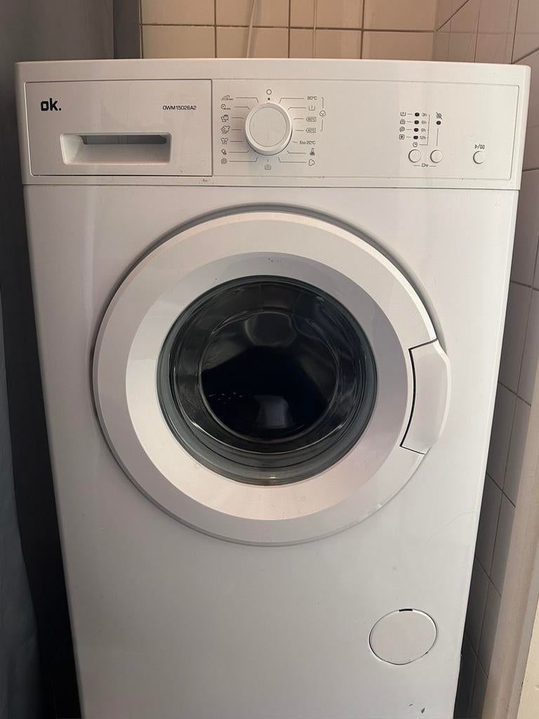 OK Wasmachine, Witgoed en Apparatuur, Wasmachines, Ophalen, 1200 tot 1600 toeren, 4 tot 6 kg, Zo goed als nieuw
