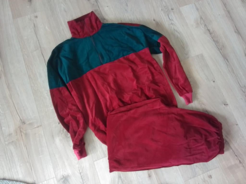 Vintage huispak, Ophalen of Verzenden, Gedragen, Maat 46/48 (XL) of groter, Rood