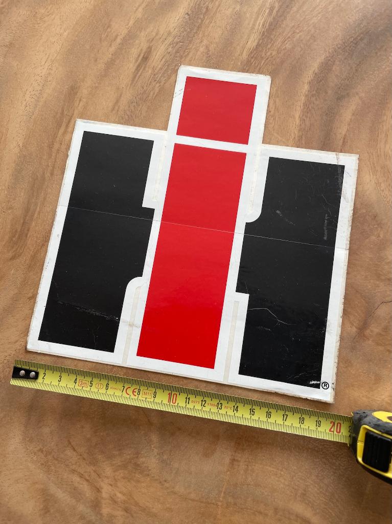 Internationaal tractor machine stikker, Ophalen of Verzenden, Overige merken