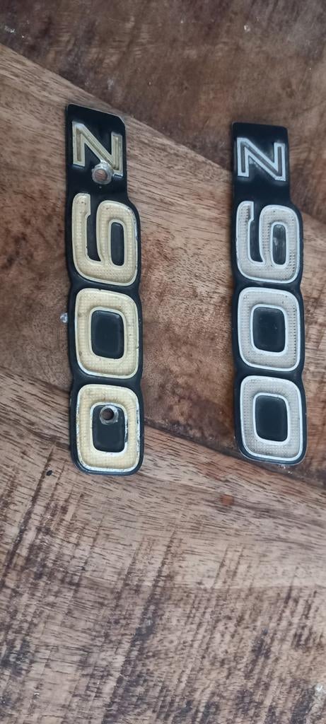 Kawasaki Z900 Emblemen - Set van 2, Motoren, Ophalen of Verzenden, Gebruikt