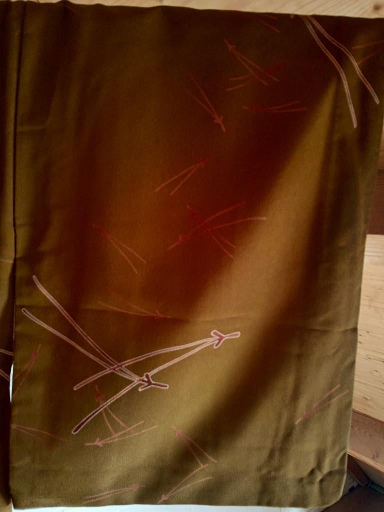 Traditionele Japanse Kimono masterd brown, Ophalen of Verzenden