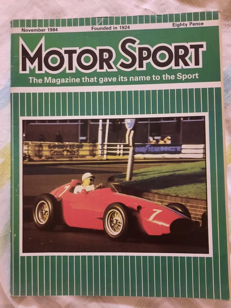 Motor Sport tijdschrift november 1984, Ophalen of Verzenden