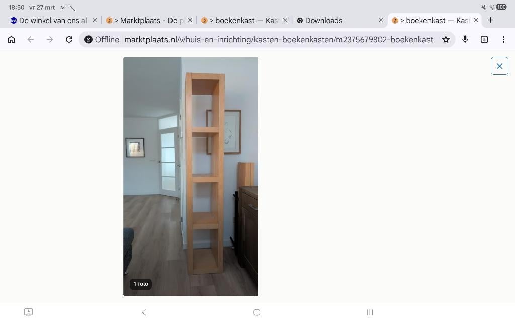 Ikea Lack kasten, Ophalen, Gebruikt, Minder dan 150 cm, 150 tot 200 cm