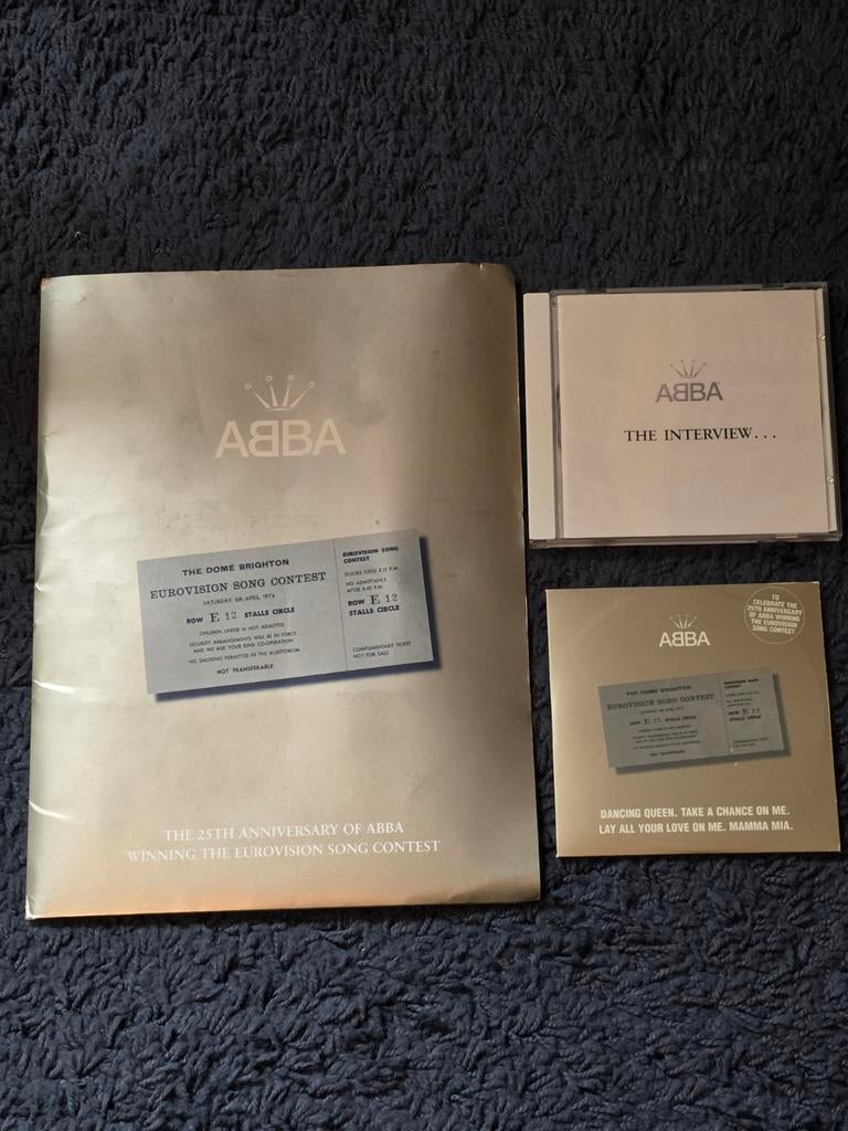 ABBA Promotiepakket 1999 - 25 jaar Eurovisie Songfestival, Ophalen of Verzenden, 1990 - 1999, Zo goed als nieuw, Boxset