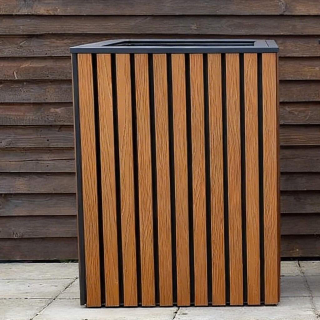 Luxe Plantenbak Vierkant  | Composiet | Onderhoudsvrij, Tuin en Terras, Bloembakken en Plantenbakken, Overige materialen, Terraan