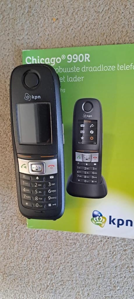 KPN Chicago 990R, Telecommunicatie, Vaste telefoons | Handsets en Draadloos, Ophalen of Verzenden, Gebruikt, 1 handset
