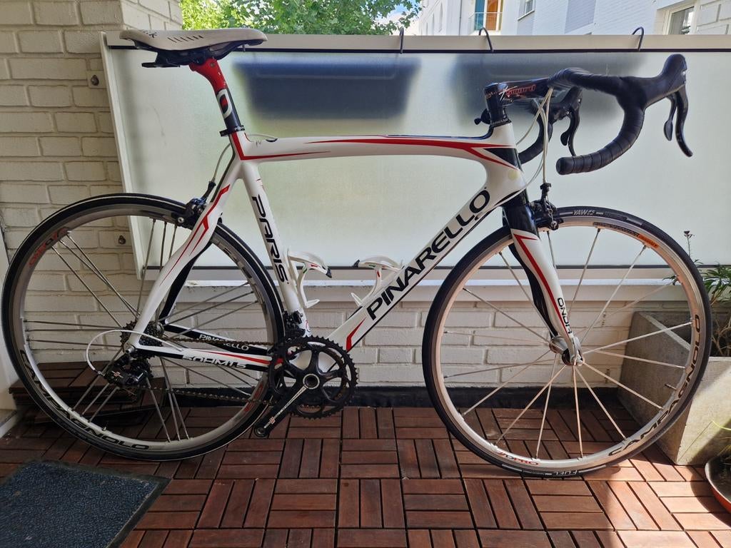 Pinarello Paris Campagnolo Record afmontage, Fietsen en Brommers, Fietsen | Racefietsen, Gebruikt, Carbon, 57 tot 61 cm, Meer dan 20 versnellingen