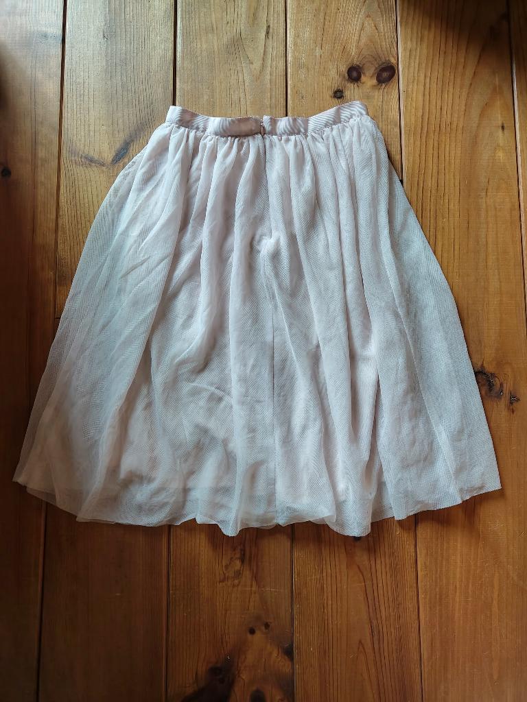 Roze gevoerde rok met tule, maat 40, Maat 38/40 (M), Ophalen of Verzenden, Knielengte, Roze