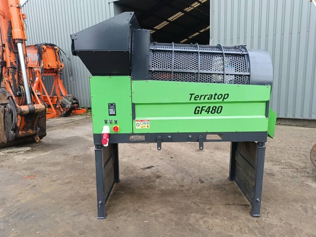 terratop gf480 rotary drum screen zeef trommelzeef
