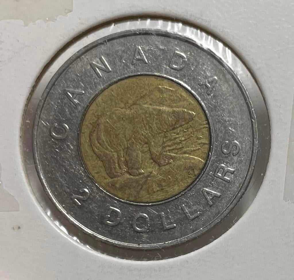 2 dollar Canada 1996, Ophalen of Verzenden, Noord-Amerika