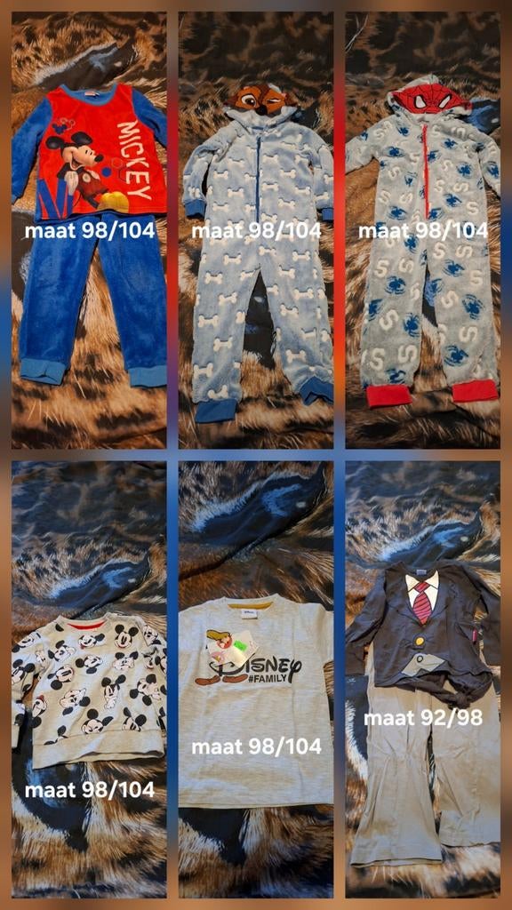 Jongens kleding, Ophalen