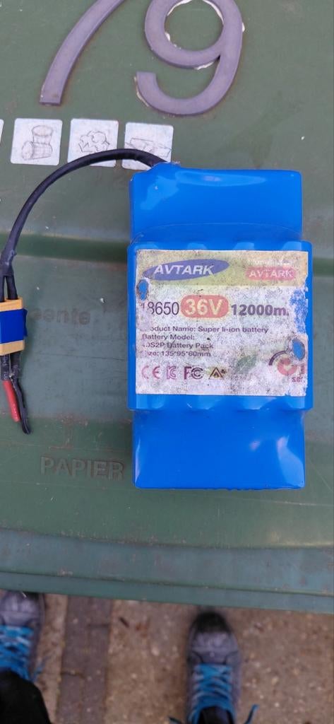 Hoverboard accu 36V 12000mAh - Zo goed als nieuw, Ophalen of Verzenden, Zo goed als nieuw