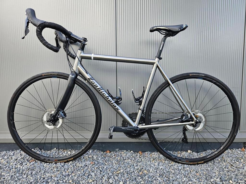 Van Nicholas Ventus Disc Titanium racefiets - Ultegra - M, 28 inch, Zo goed als nieuw, Meer dan 20 versnellingen, 53 tot 57 cm