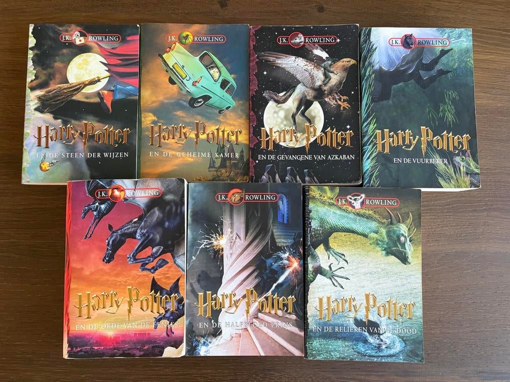 Complete Harry Potter Boekenserie (7 delen), Ophalen of Verzenden, Gelezen, Nederland